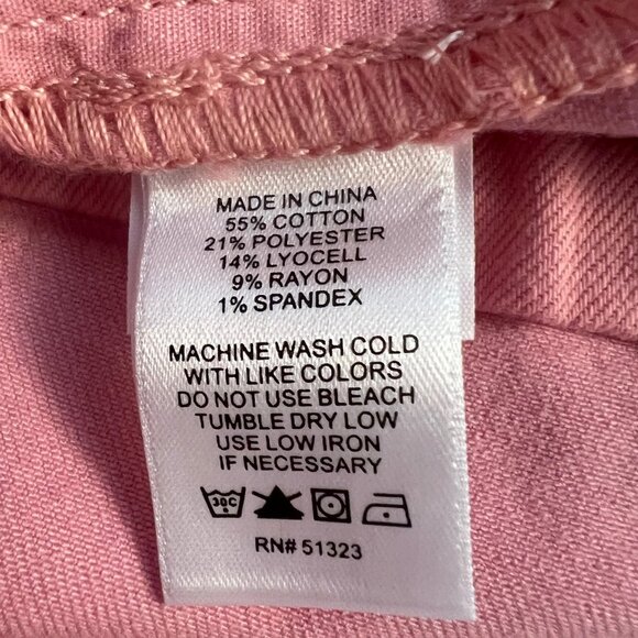 NEW 1. State Twill Cotton Blend Romper in Blush with Drawstring Waist, Size M - Picture 15 of 16